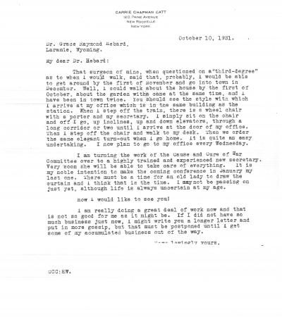 Grace Raymond Hebard Wyoming History Day